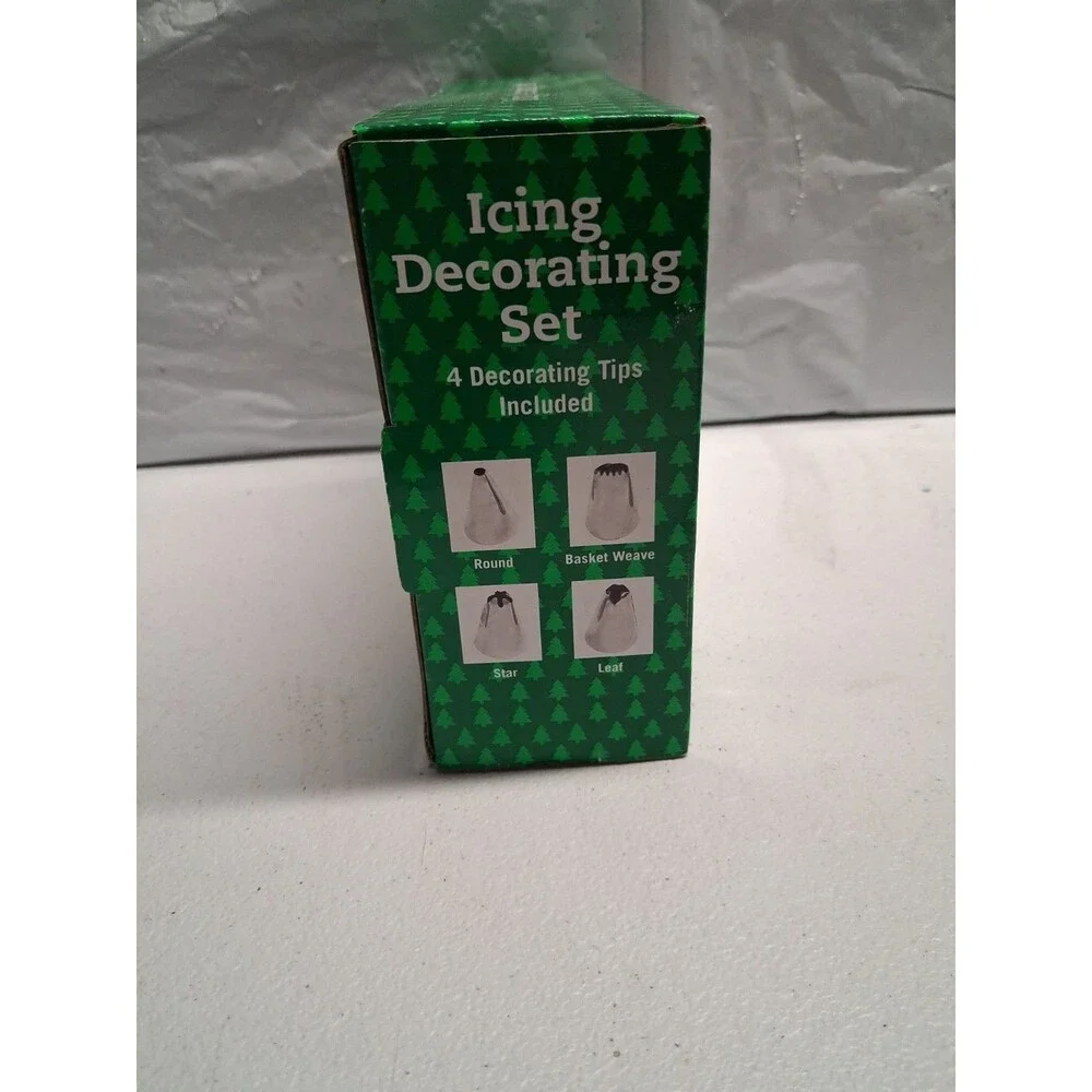 Icing Decorating Set, Four Tubes Great for Decorating Those Holiday Cookies.